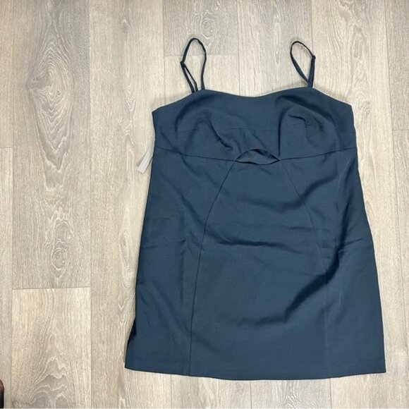 Anthropologie Mare Mare Cut Out Shift Mini Dress Navy Blue Size 1X - Picture 7 of 14